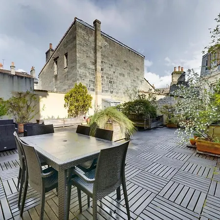 Lovely With Exceptional Terrace Apartamento Bordéus